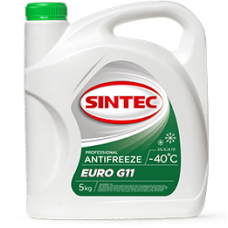 Sintec Antifreeze Euro G11 (Россия, зеленый), 5 кг